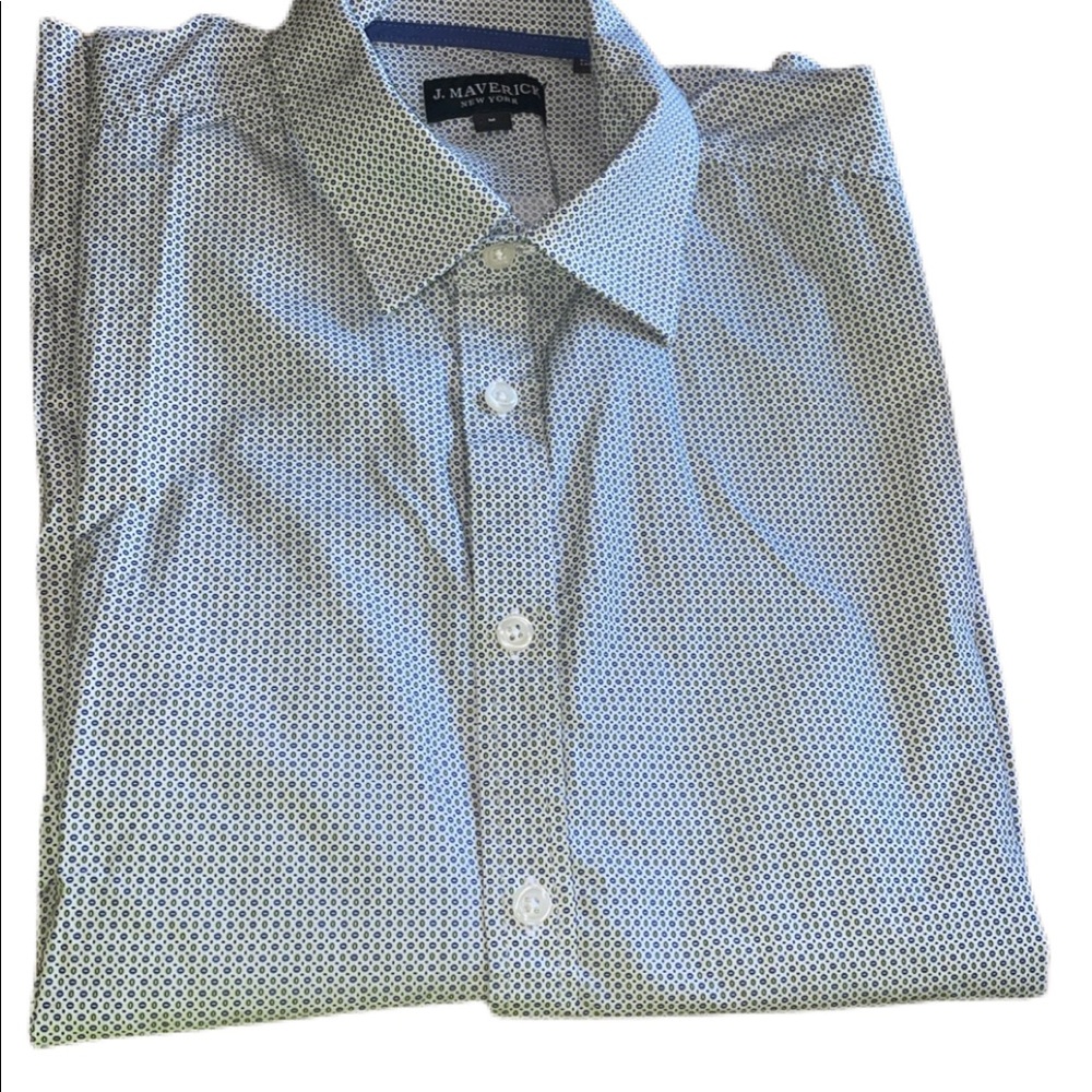 J. Maverick New York- mens casual ss button up size Medium